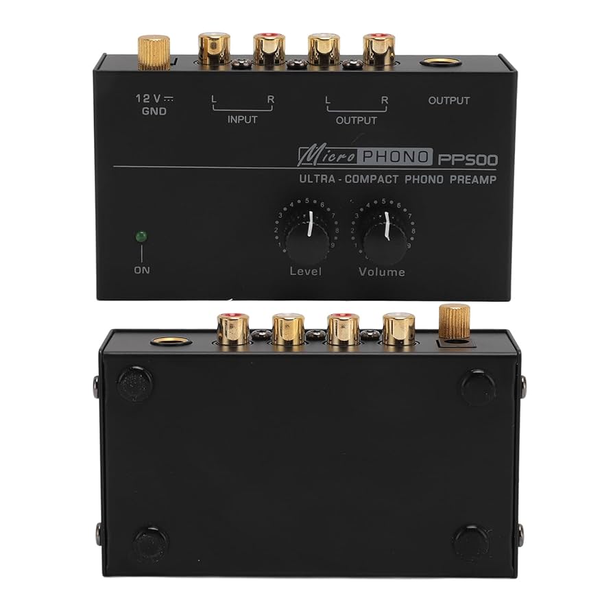 Amazon.co.jp: フォノ プリアンプ、100‑240V RIAA